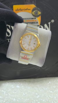 ساعت مردانه اومگا کد ۱۰۰۱۵  صفحه سفید
