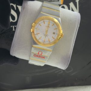 ساعت مردانه اومگا کد ۱۰۰۱۵  صفحه سفید