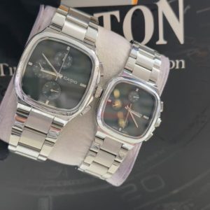 ساعت ست کاسیو 10013 نقره ای